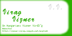 virag vizner business card